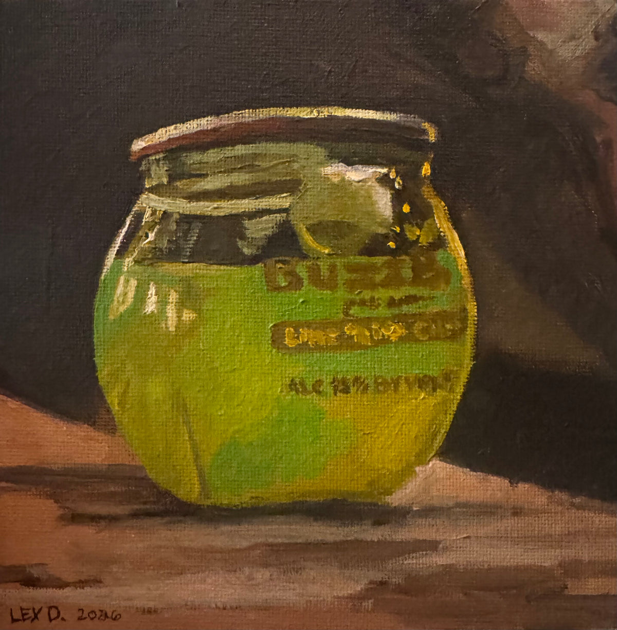 “Lime-Rita” 5x5” canvas panel PRINT