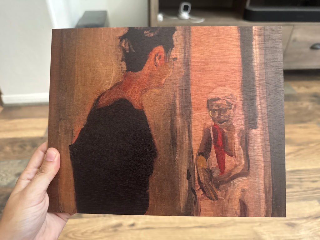 “Battered Wife” 8x10” Wood Panel Print