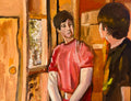 “OH DO YA?” 8x10” oil on canvas panel ORIGINAL ARTWORK
